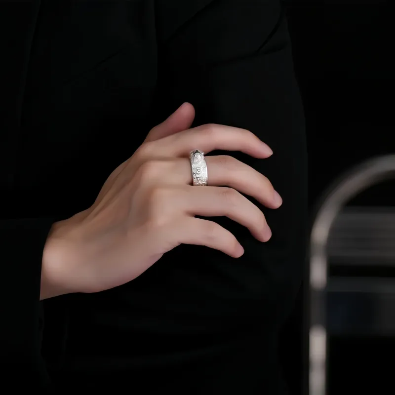 BKBU 990 Fine Silver Rings Unisex-2