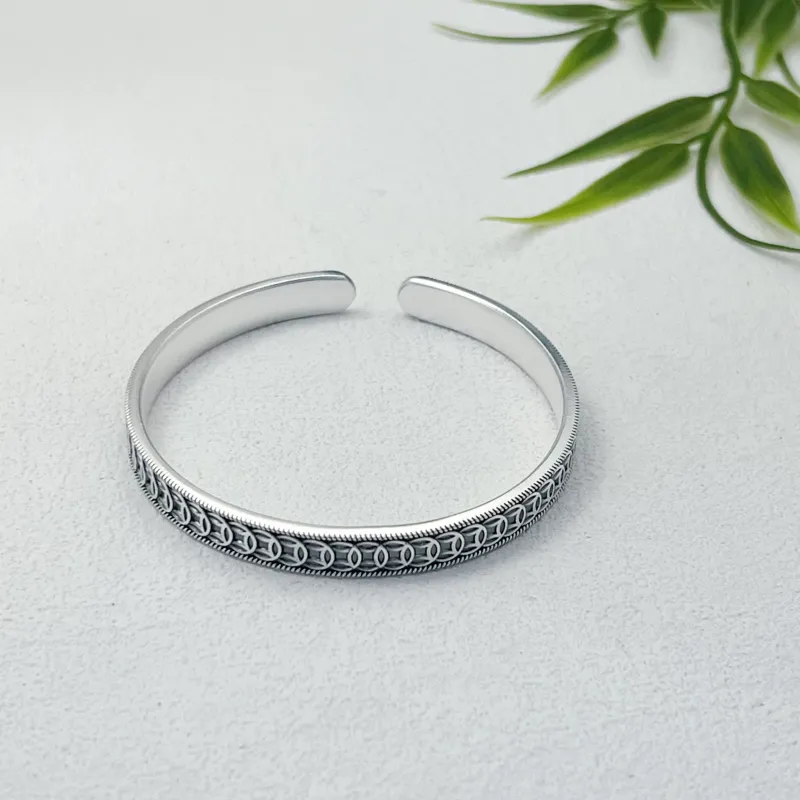 BKBU 999 Fine Silver Bangles Unisex-4