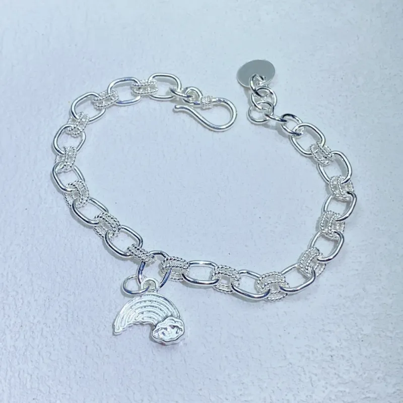 BKBU 990 Foot Silver Bracelets Unisex-1