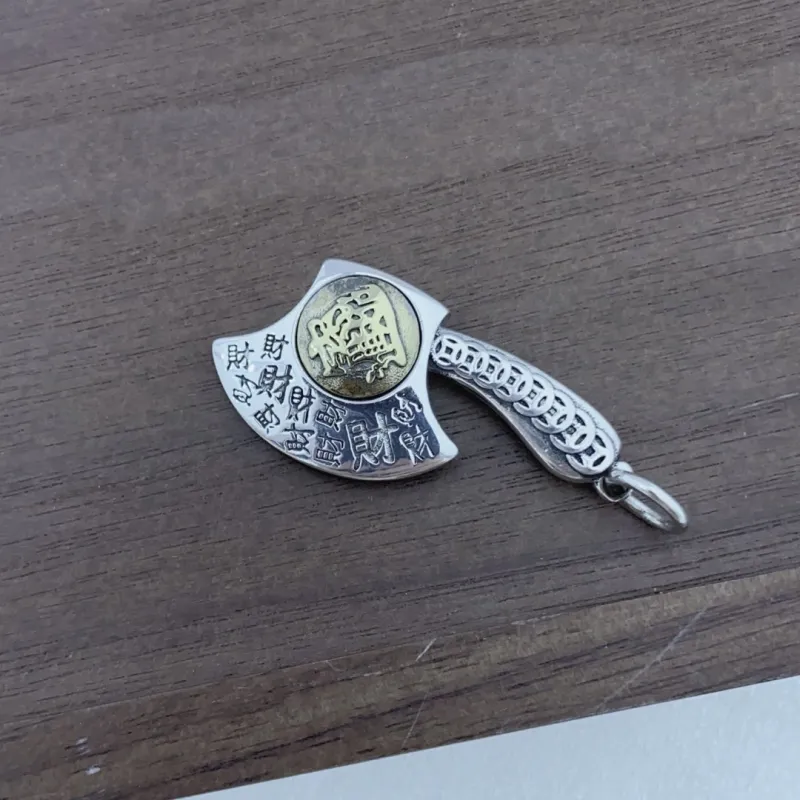 BKBU 999 Fine Silver Foot Silver Pendants Unisex-4