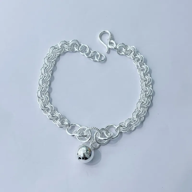 BKBU 990 Foot Silver Bracelets Unisex-5