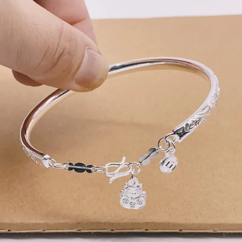 BKBU 999 Fine Silver Bangles Unisex-5