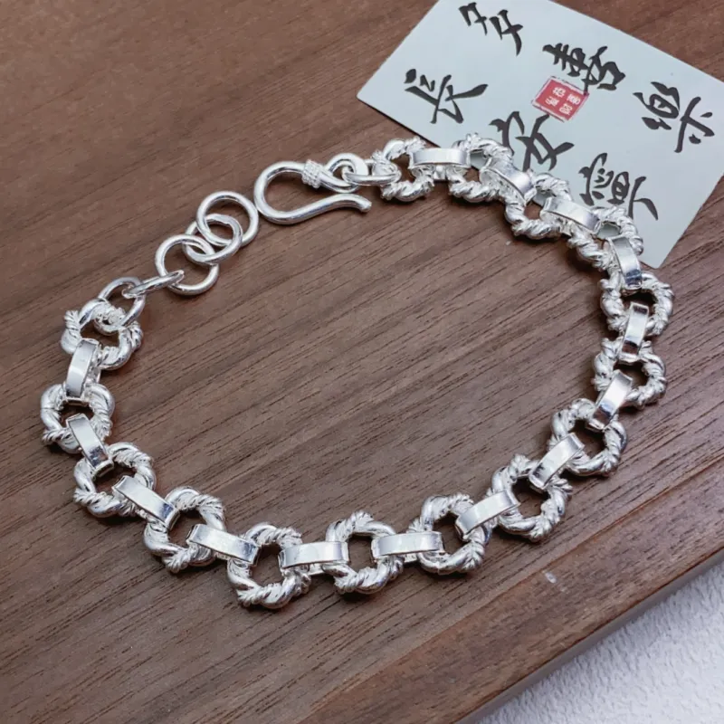 BKBU 990 Foot Silver Bracelets Unisex-2