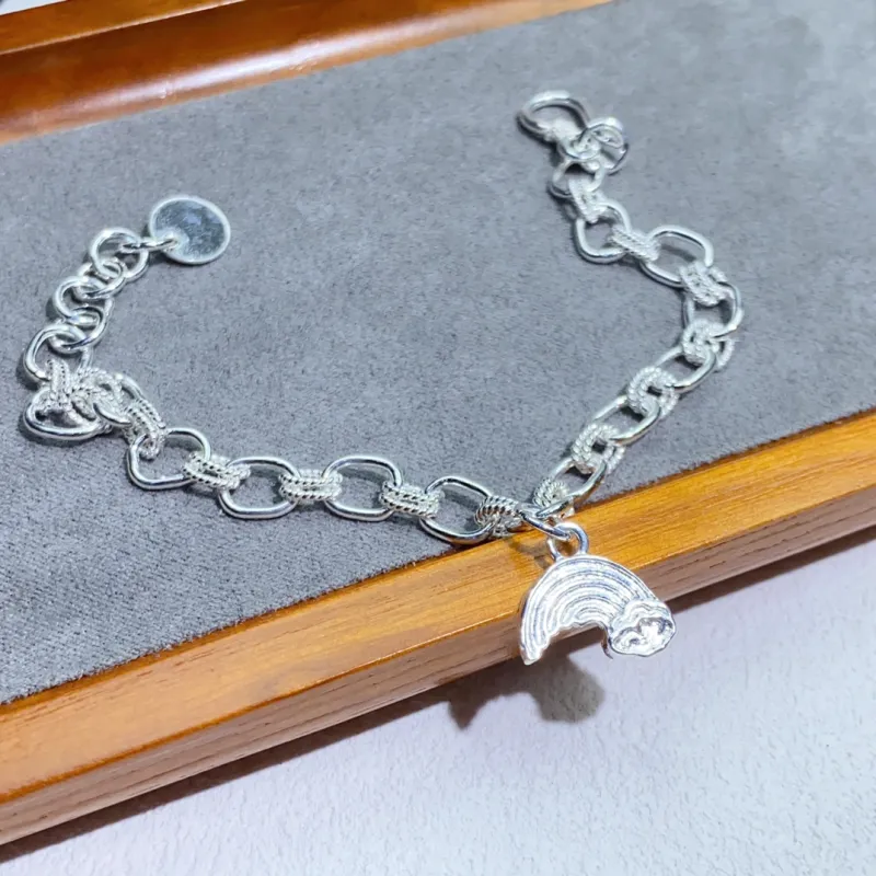 BKBU 990 Foot Silver Bracelets Unisex-4