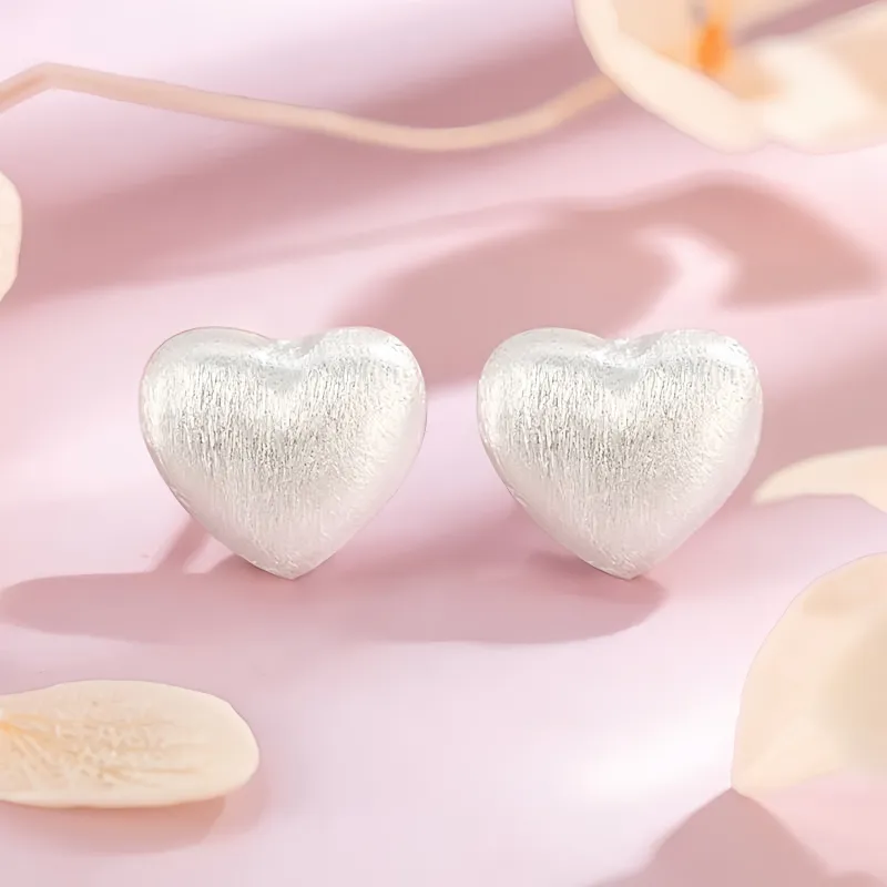 BKBU 990 Fine Silver Stud Earrings Unisex-5