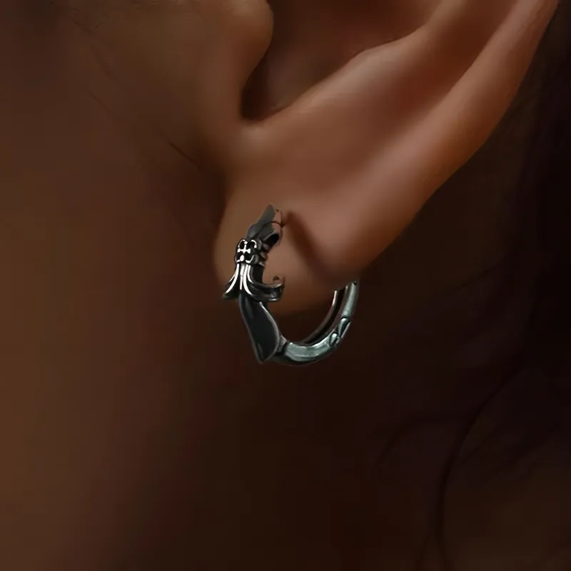 BKBU Titanium Steel Earrings Unisex-3