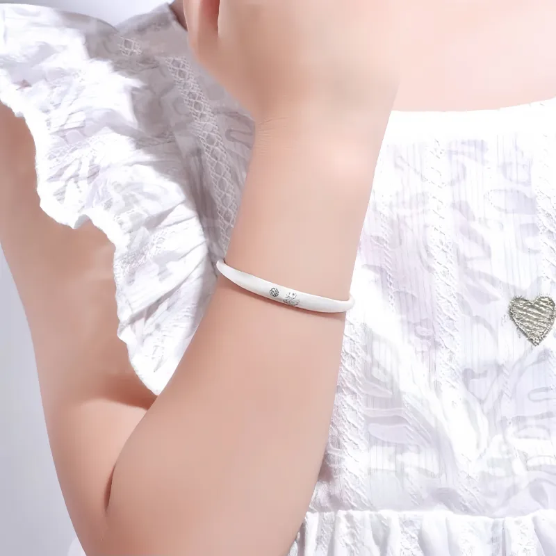 BKBU 999 Fine Silver Bangles Kids'-4