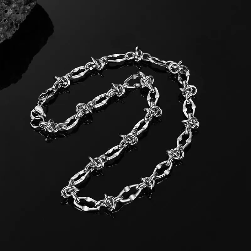 BKBU Titanium Steel Necklaces Unisex-3