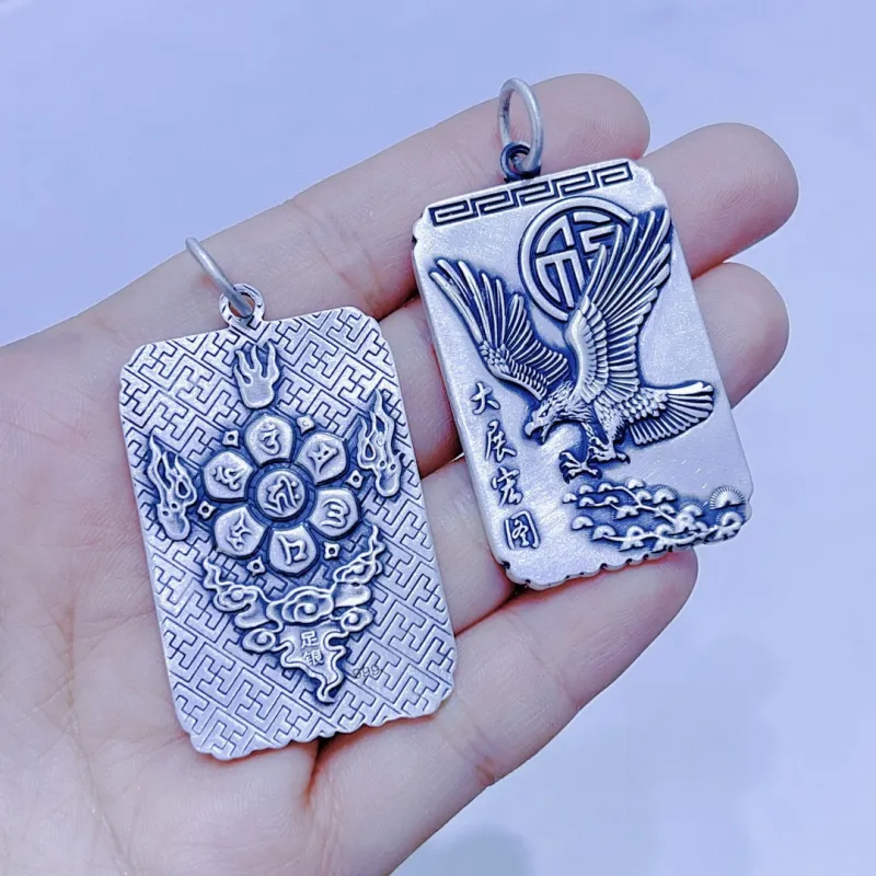 BKBU 999 Fine Silver Pendants Unisex-4