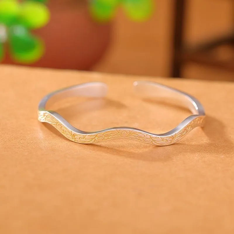 BKBU 999 Fine Silver Bangles Unisex-3