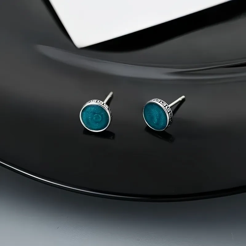 BKBU Titanium Steel Stud Earrings Unisex-4