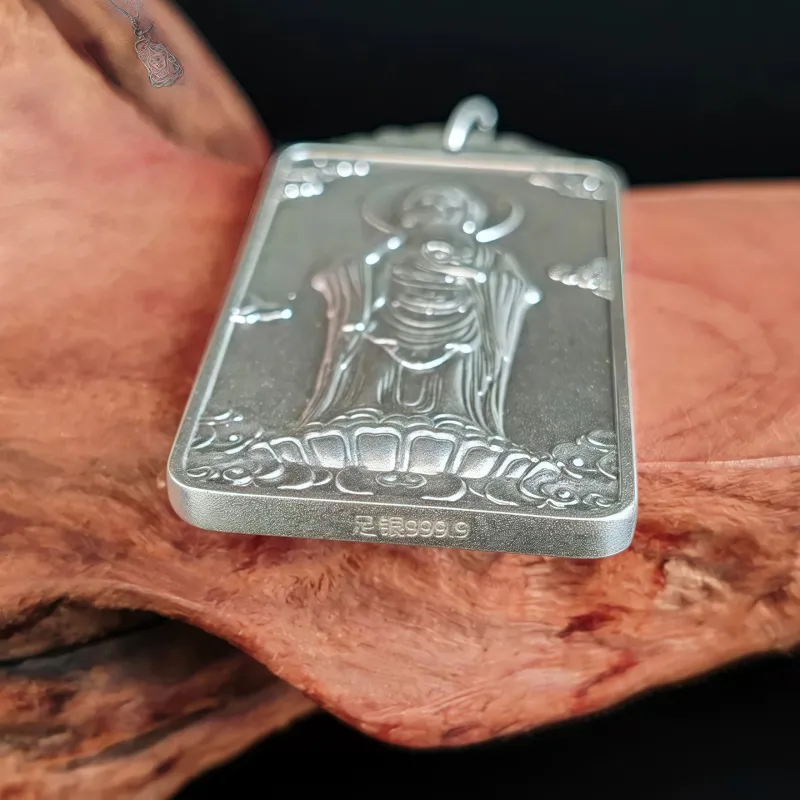 BKBU 999 Fine Silver Foot Silver Pendants Unisex-4