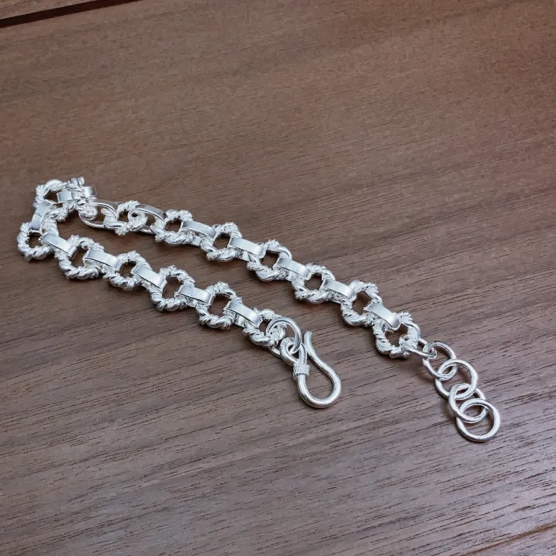 BKBU 990 Foot Silver Bracelets Unisex-1