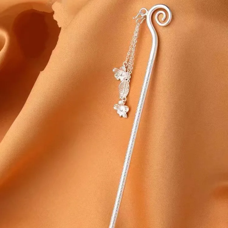 BKBU 999 Fine Silver Hairpins Women's-2