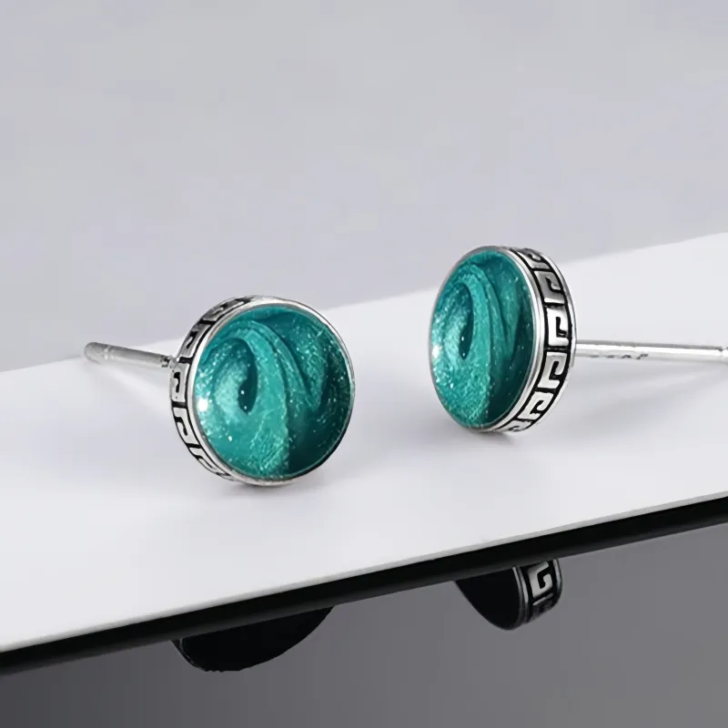BKBU Titanium Steel Stud Earrings Unisex-2