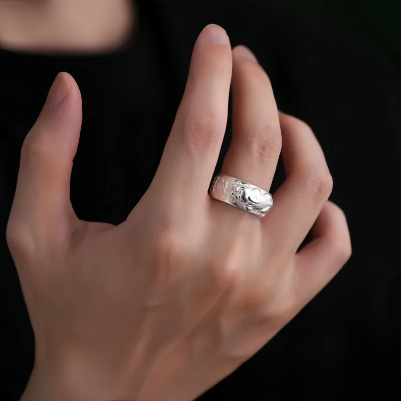 BKBU 990 Fine Silver Rings Unisex-4