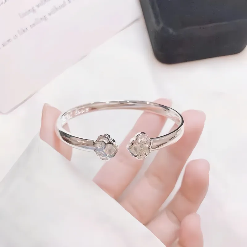 BKBU 999 Fine Silver Bangles Women's-2