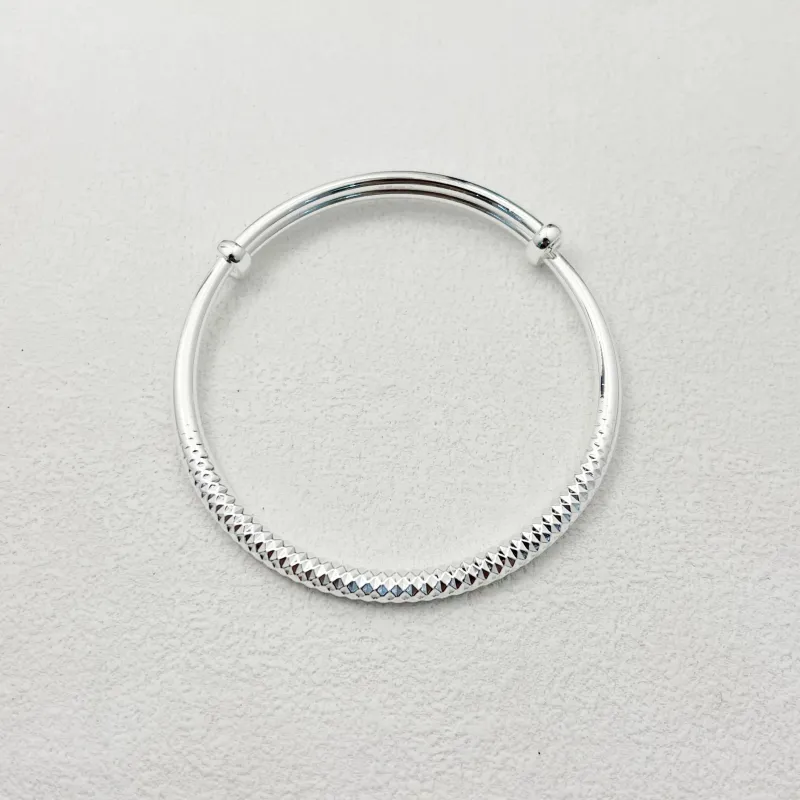 BKBU 999 Fine Silver Bangles Women's-1
