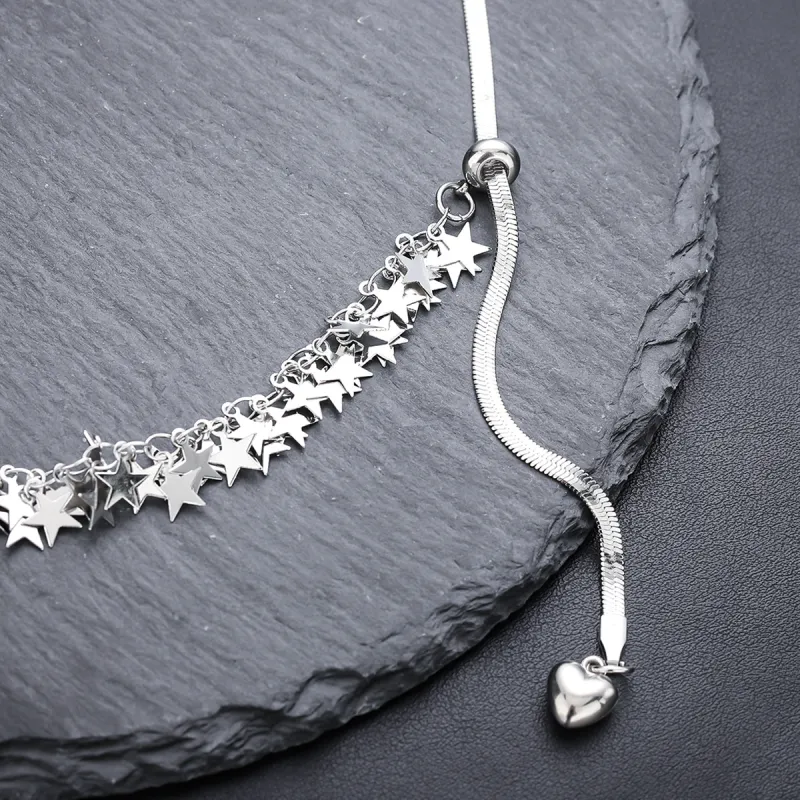 BKBU Titanium Steel Necklaces Unisex-5