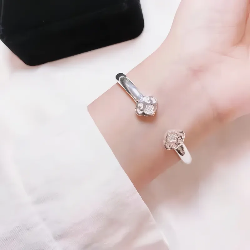 BKBU 999 Fine Silver Bangles Women's-3