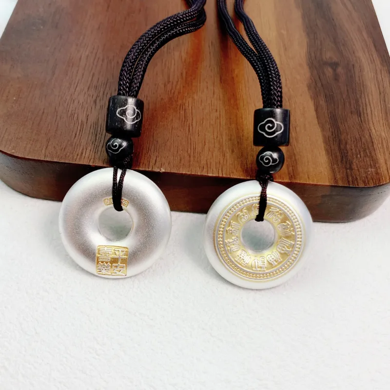 BKBU 999 Fine Silver Foot Silver Pendants Unisex-1