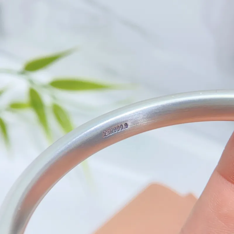 BKBU 999 Fine Silver Bangles Unisex-5