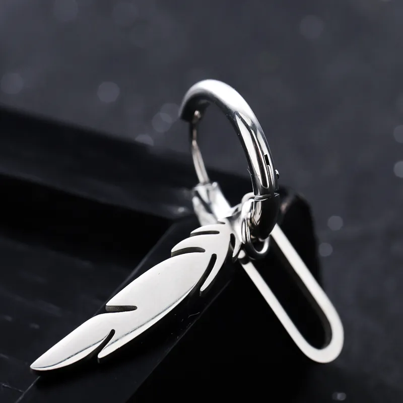 BKBU Titanium Steel Earrings Unisex-6