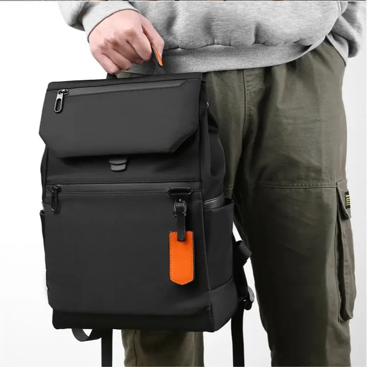 TYMON Oxford With Nylon Backpack Regular Unisex Gray-2
