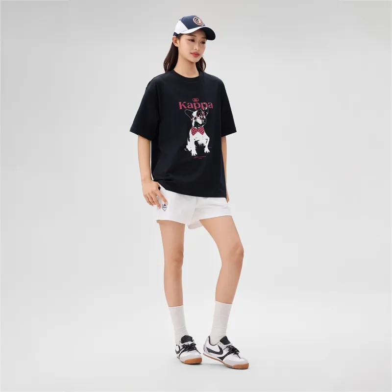 Kappa 1916 Series T Shirt Unisex Black-2