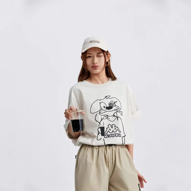 Kappa T-Shirt Men's Malt Beige Brown-3