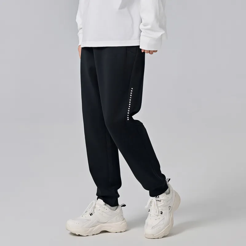Kappa Knitted Sweatpants Men's Black-3