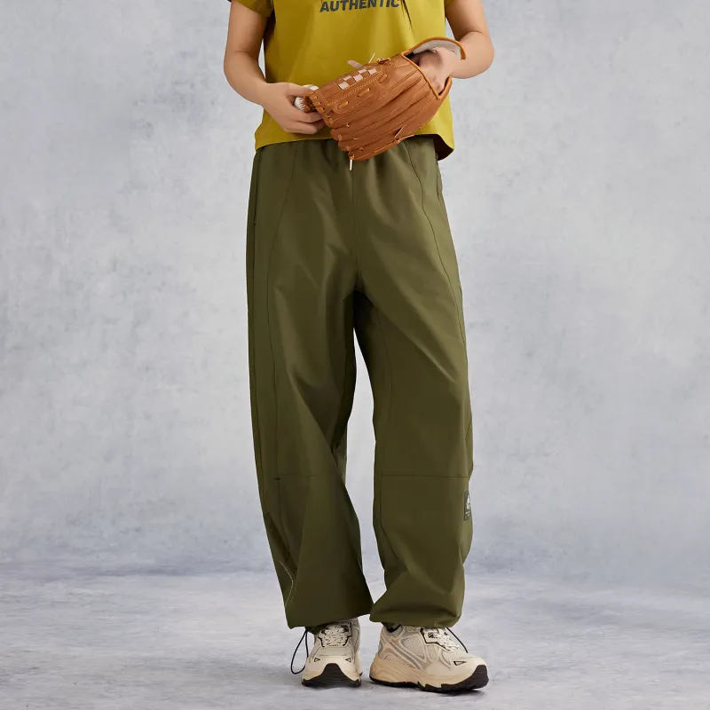 Kappa PLAYER Casual Pants Women's Winter Moss Green-3