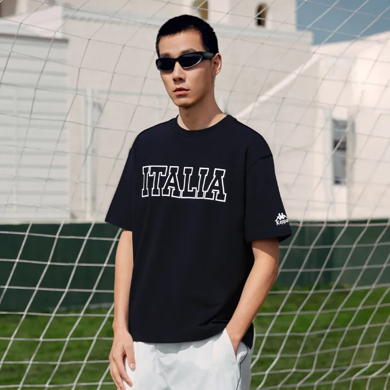 Kappa 1916 Series T Shirt Unisex Black-6