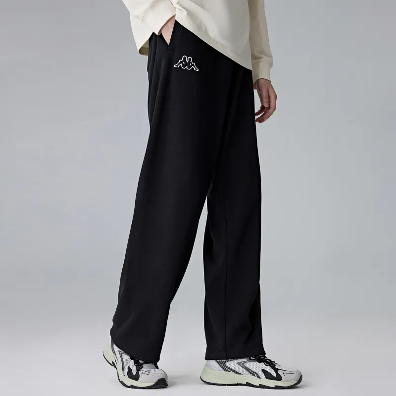 Kappa 1916 Series Knitted Sweatpants Unisex Black-6