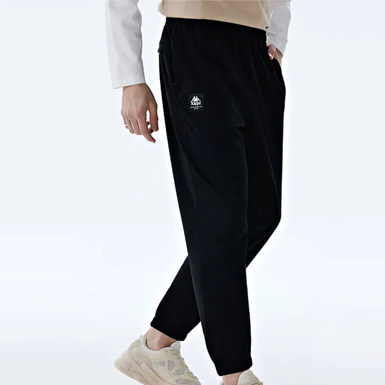 Kappa PLAYER Knitted Sweatpants Men's Black-3