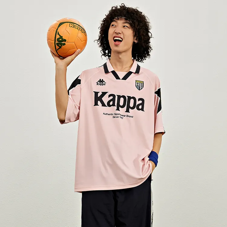 Kappa Polo Shirts Men Elegant Pink 5306-2