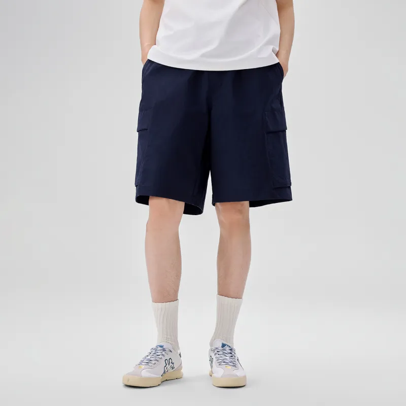 Kappa 1916 Series Casual Shorts Men's Midnight Blue-3