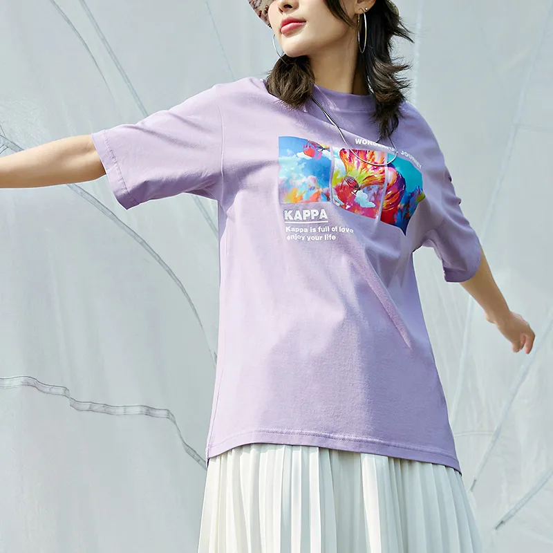 Kappa Reality Mirror Drop Shoulder Sleeve T-Shirt Unisex-11