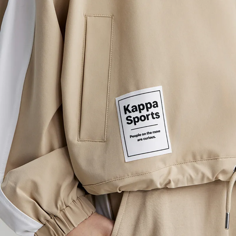 Kappa Jackets Women's Gray Khaki 602-3