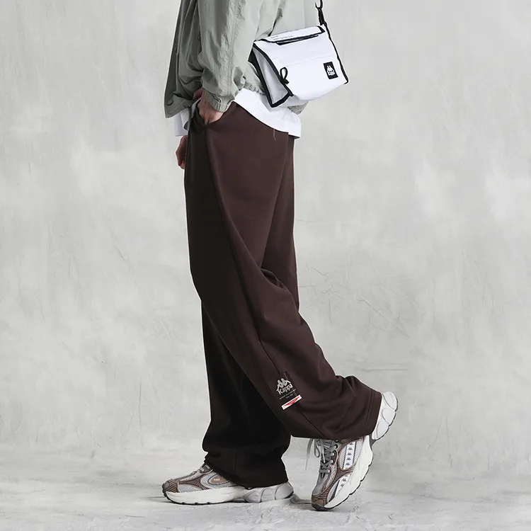 Kappa Casual Pants Men's Chocolate Dark Brown-5