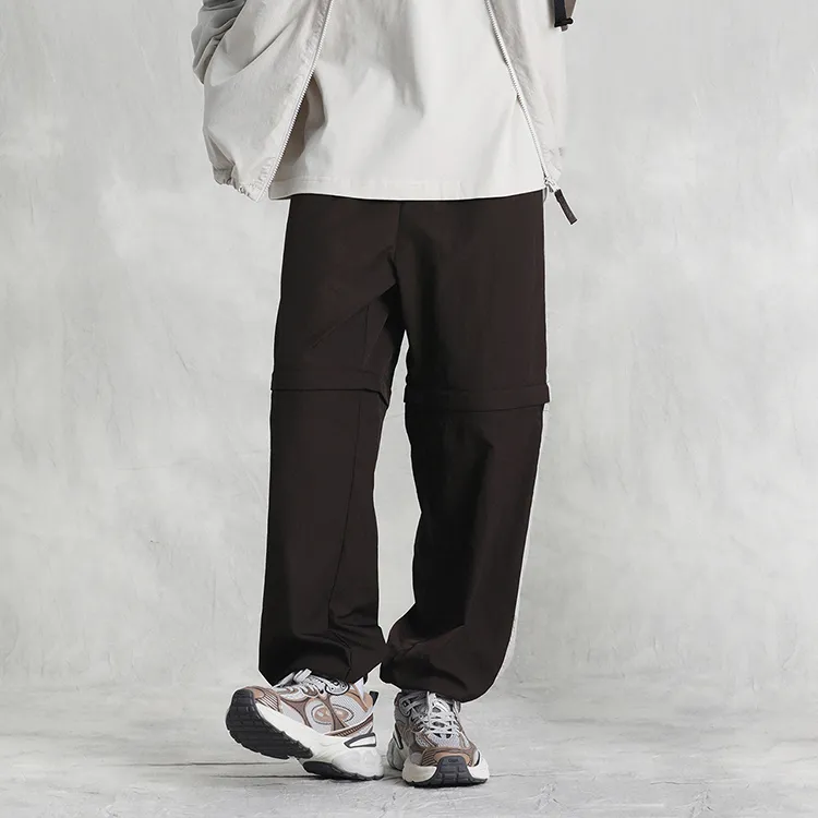 Kappa Casual Pants Men's Dark Chocolate Brown-2
