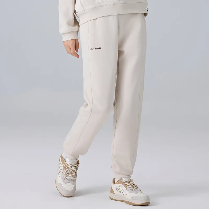 Kappa PLAYER Knitted Sweatpants Women's Malt Beige Brown-4