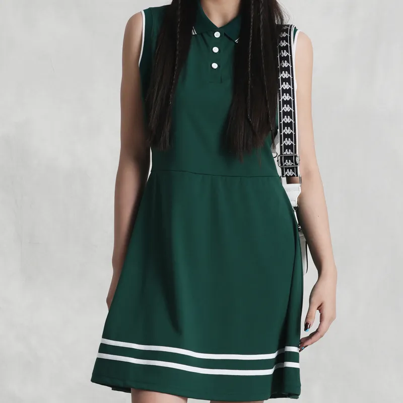 Kappa KAPPA 1916 SS24 Sleeveless Dress Women's Pine Green-2