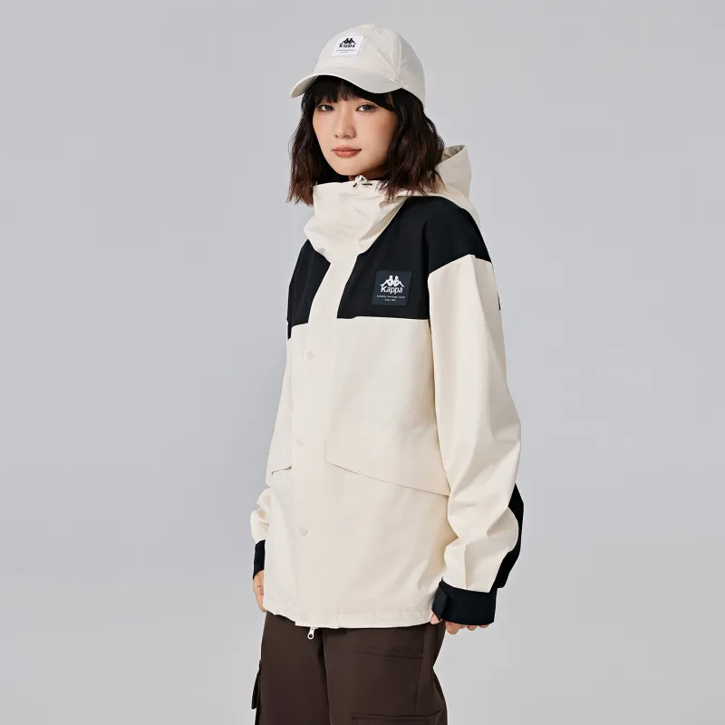 Kappa PLAYER Jackets Coats Unisex White-5