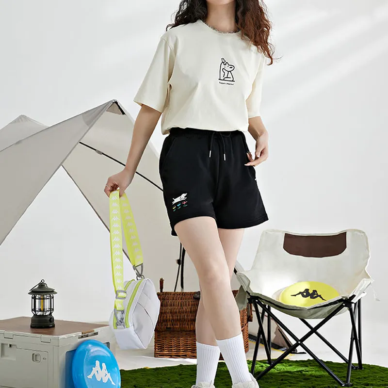 Kappa x MENGCHONGCHAHUASHI LIANMINGKUAN Sports Shorts Women's-2