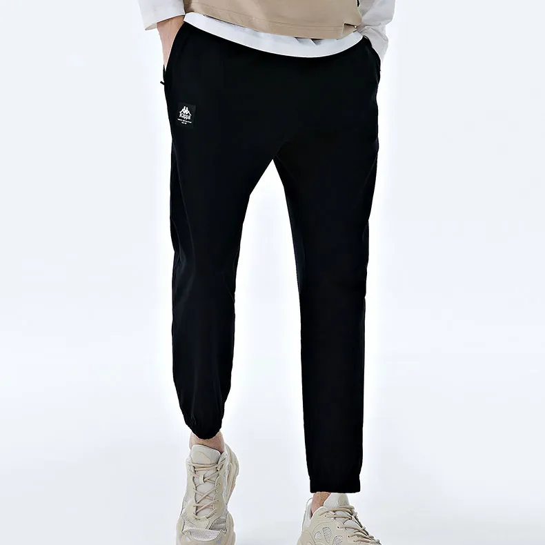Kappa PLAYER Knitted Sweatpants Men's Black-2