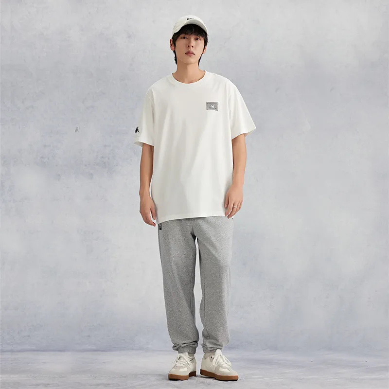 Kappa 1916 Series T Shirt Men's Korean White-2