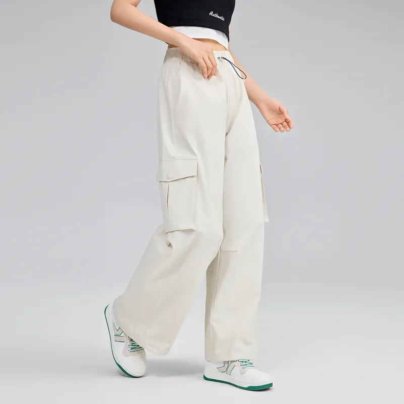 Kappa PLAYER Casual Pants Women's Malt Beige Brown-3