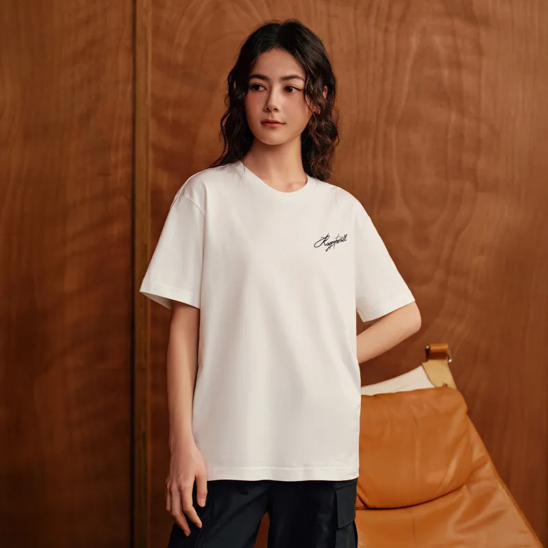Kappa 1916 Series T Shirt Unisex Korean White-5