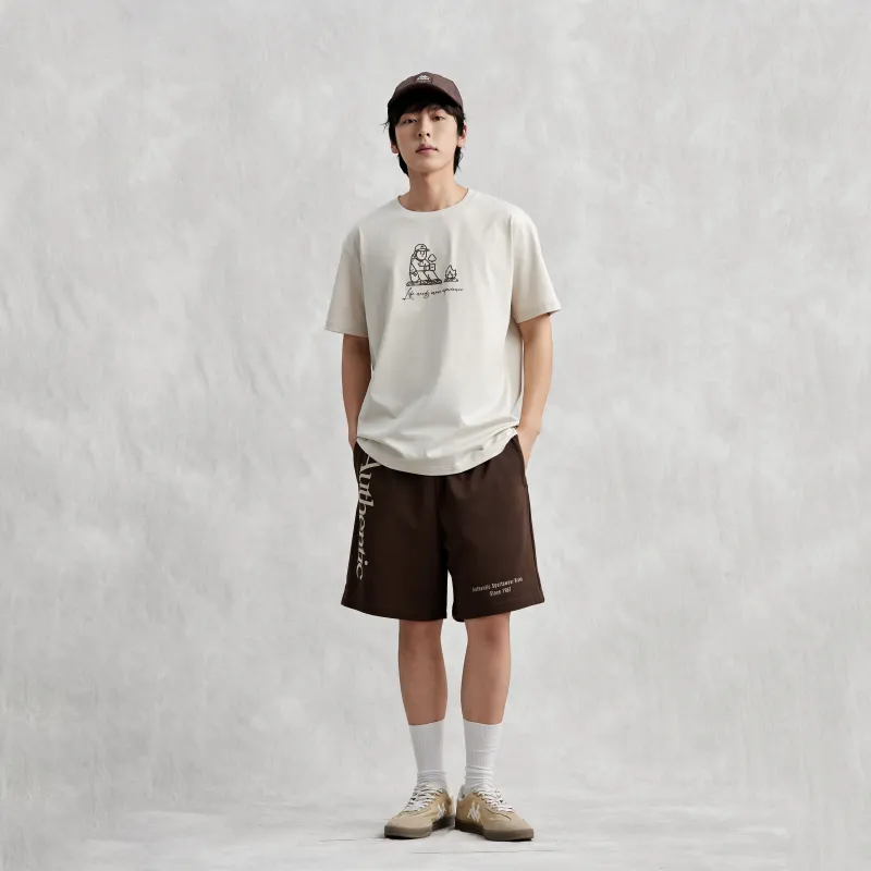 Kappa Casual Shorts Men Chocolates Dark Brown-2